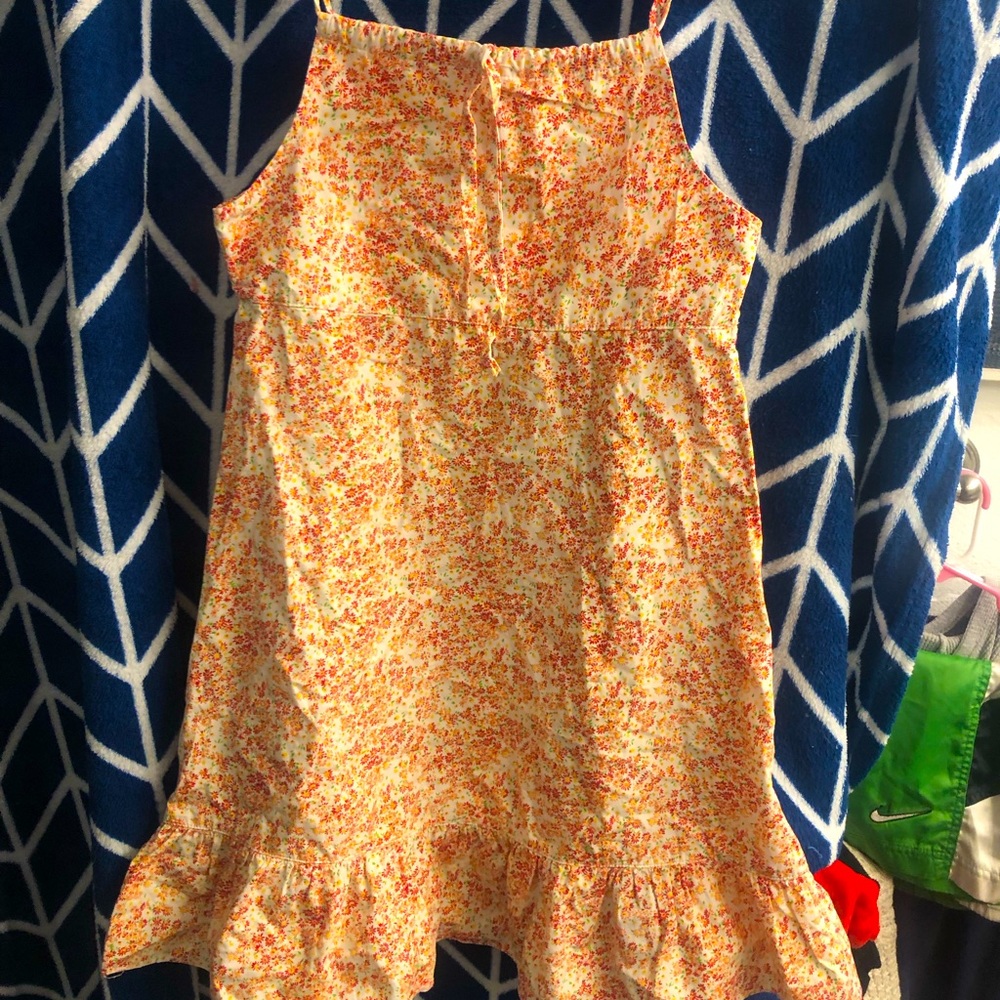 Sweetheart Clothing Orange Blossom Afternoon Sleeveless A-frame Dress for Girls